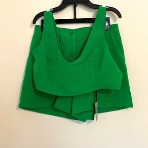 Sincerly Jules shorts and crop top set